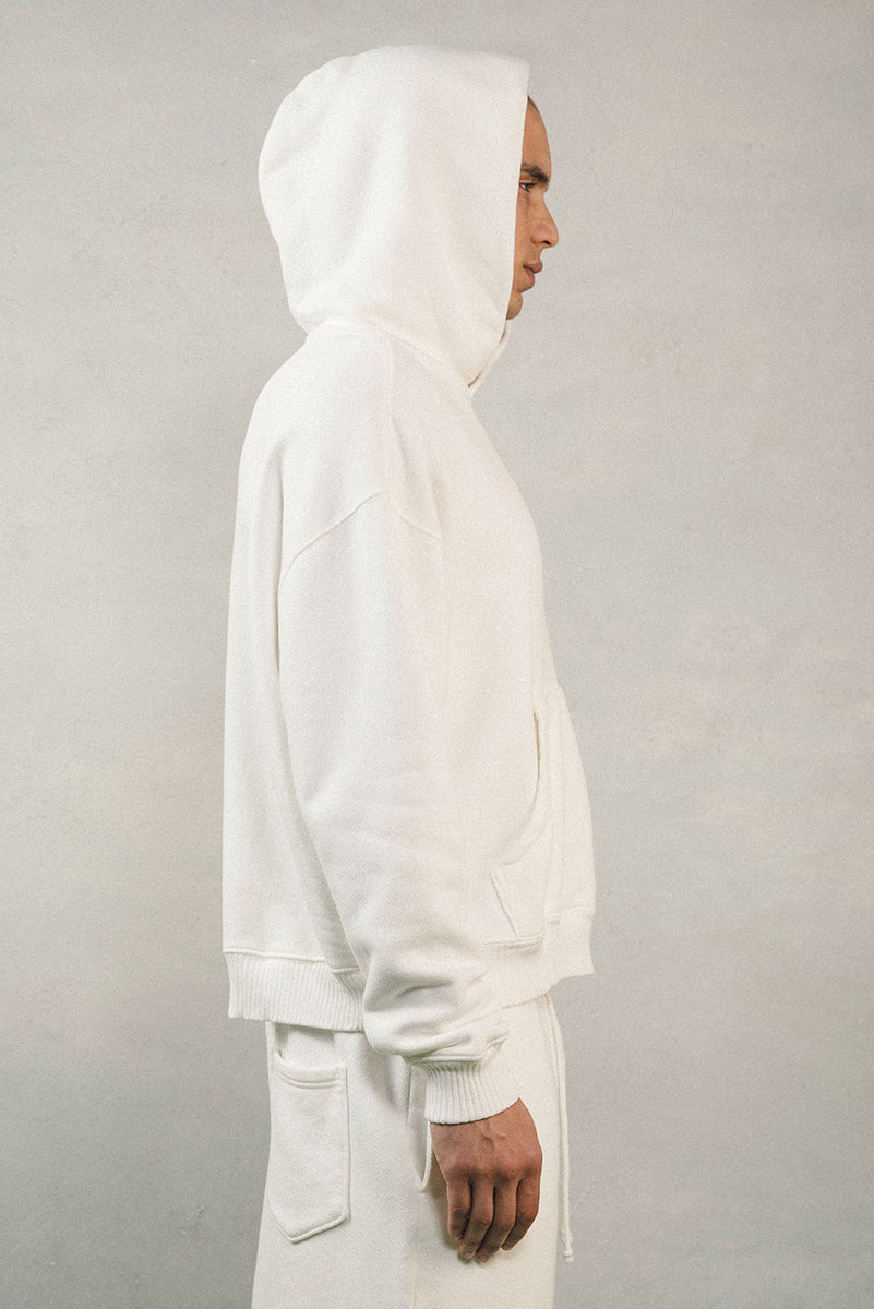 CORE HOODIE in VINTAGE WHITE – Elwood Clothing