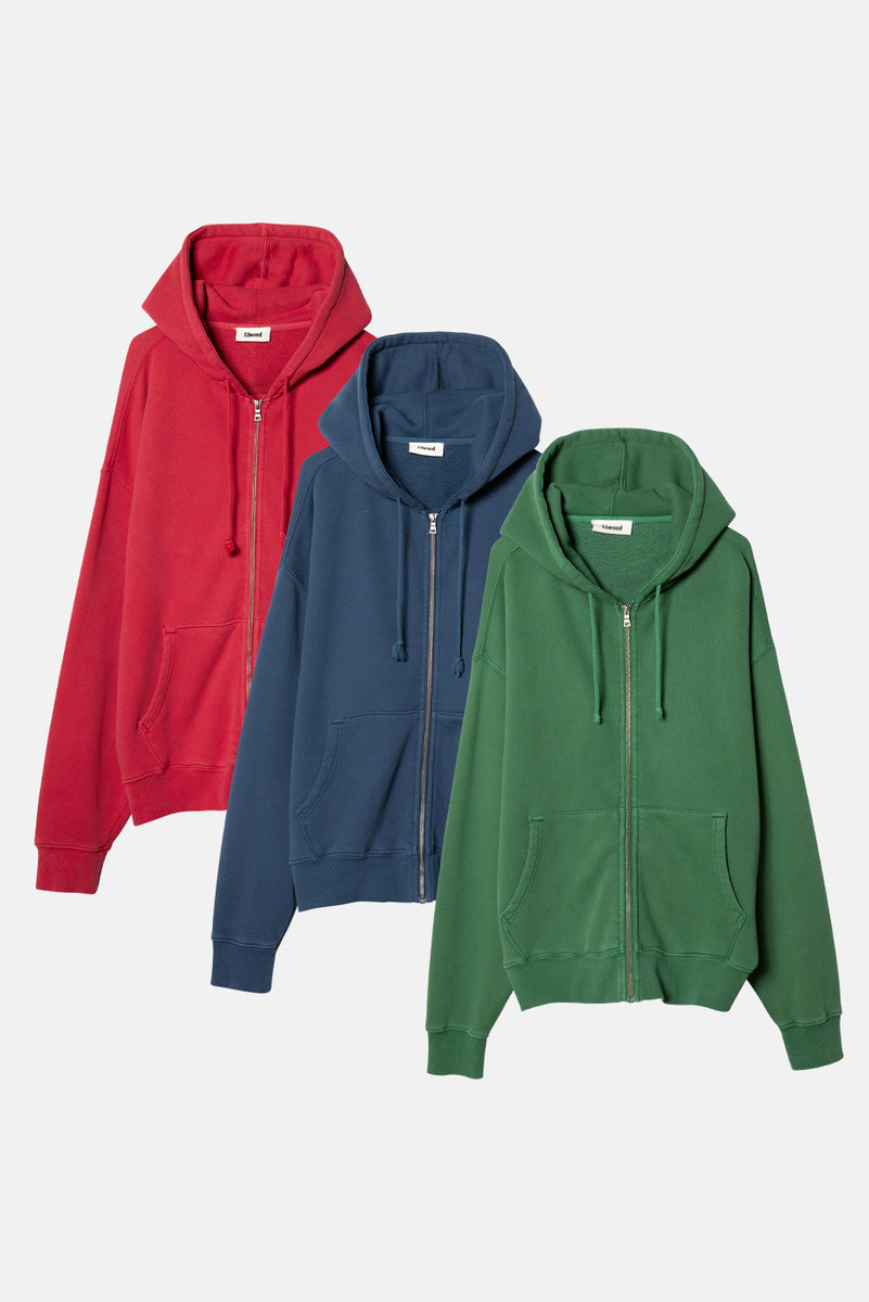 CORE ZIP HOODIE 3 PACK in VINTAGE CHERRY + MIDNIGHT + FOREST
