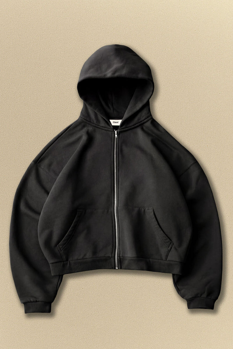 トップス simply complicated core zip hoodie 2 CORE ZIP HOODIE in VINTAGE BLACK – Elwood Clothing