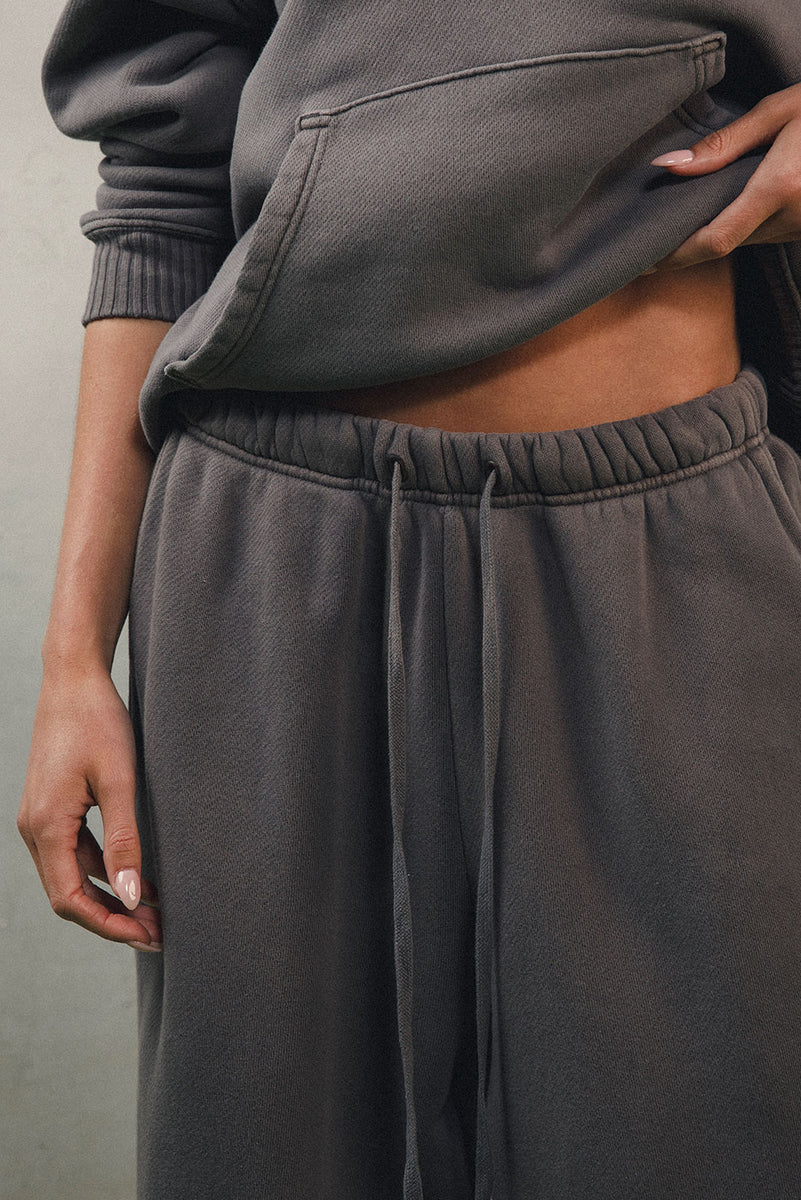 CORE STRAIGHT LEG SWEATPANT 3 PACK in VINTAGE BLACK + GREY +