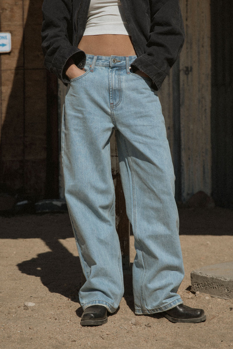 Tightbooth - DENIM BAGGY SLACKS - STRANGLE