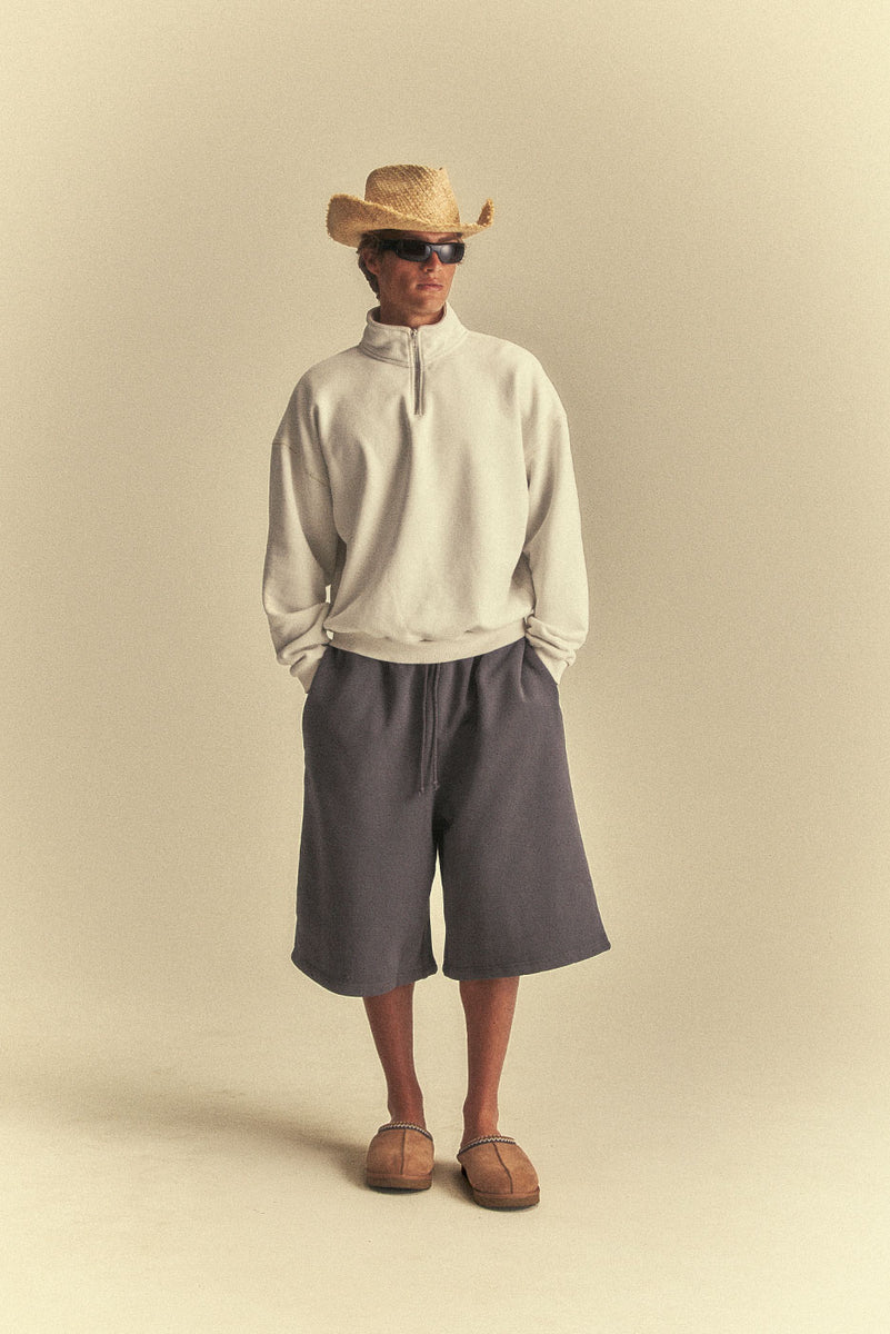 BIG CORE SWEATSHORT in VINTAGE GREY – Elwood Clothing