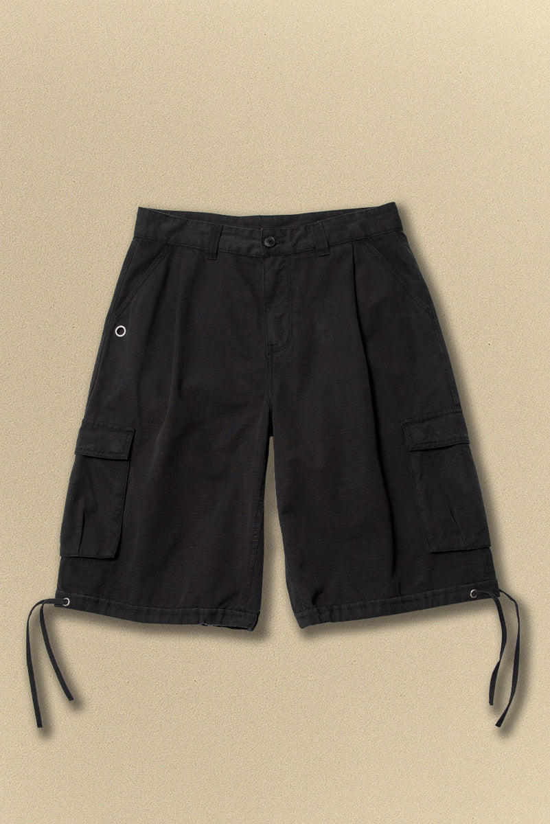 パンツ 25ss CARGO POCKET SHORTS BLACK EL LAB. BAGGY CARGO SHORT in VINTAGE BLACK – Elwood Clothing
