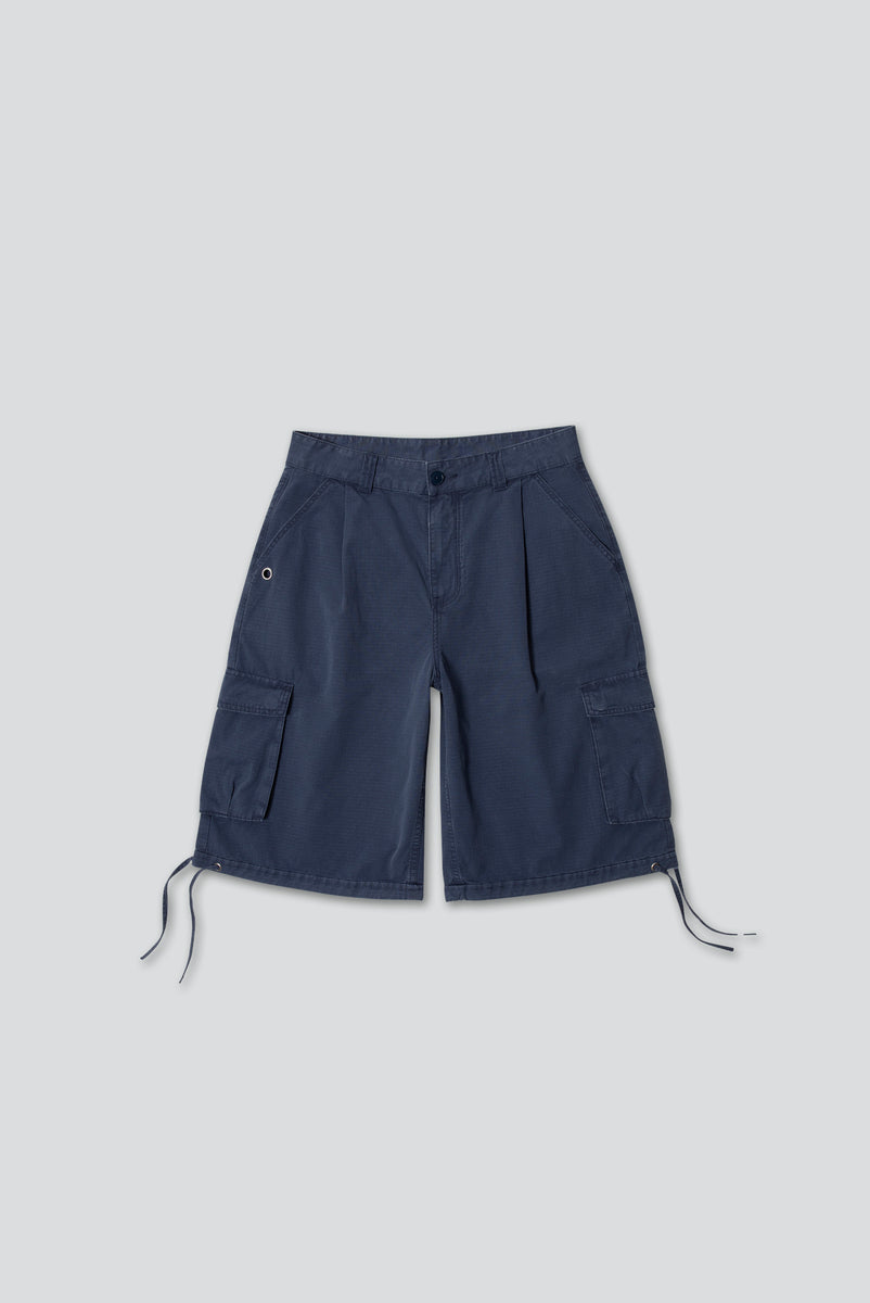 【AFB】BAGGY CARGO SHORTS Blue BAGGY CARGO SHORT in DARK BLUE – Elwood Clothing