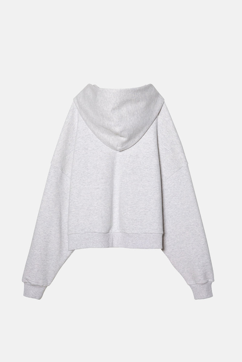 ZIP RECTANGLE HOODIE in ASH GREY – Elwood Clothing