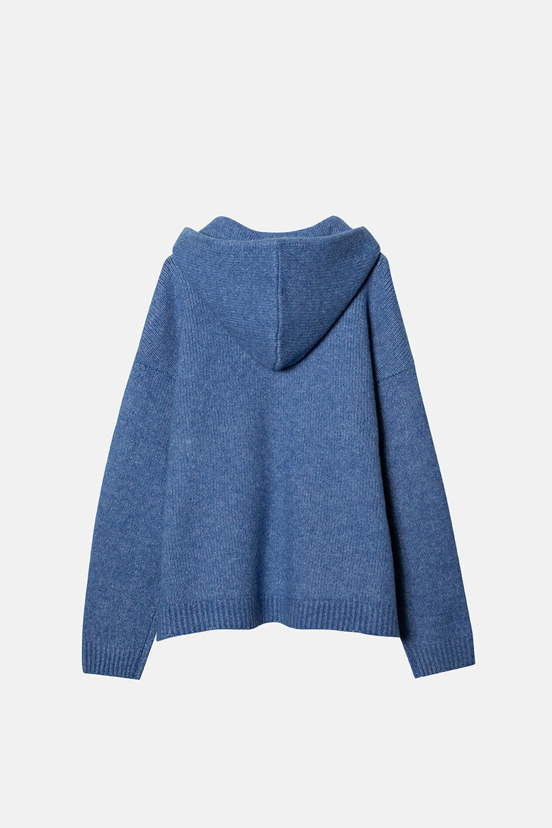 最終値下げ　Full Zip Knit Jersey (Milkey Blue) Full Zip Knit Jersey (Milkey Blue) - ZUTOMAYO MART
