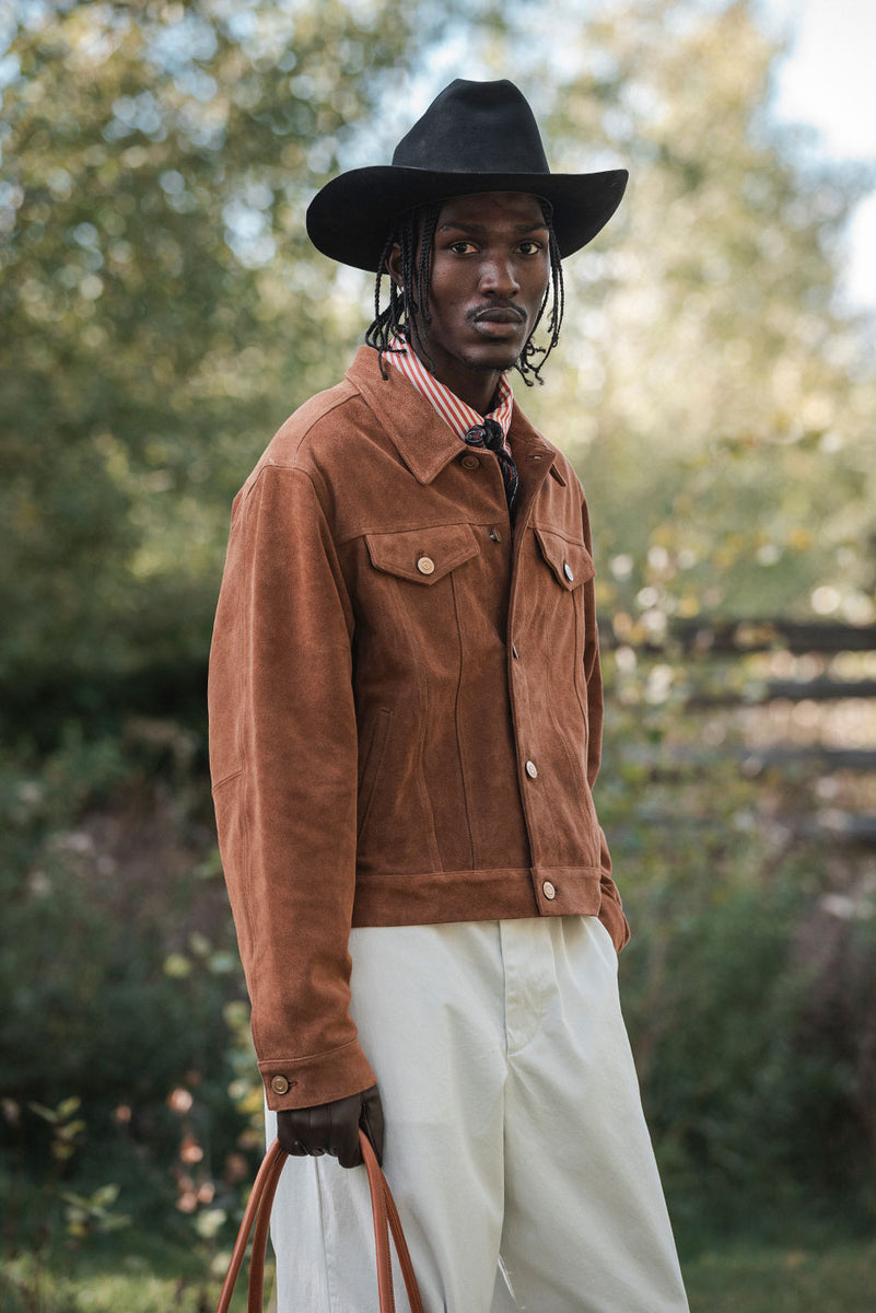 archive)70s western fringe suède jacket archive)70s western fringe suède jacket