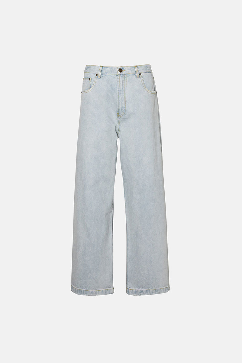 King Logo Slub Denim Buggy Pants – YZ