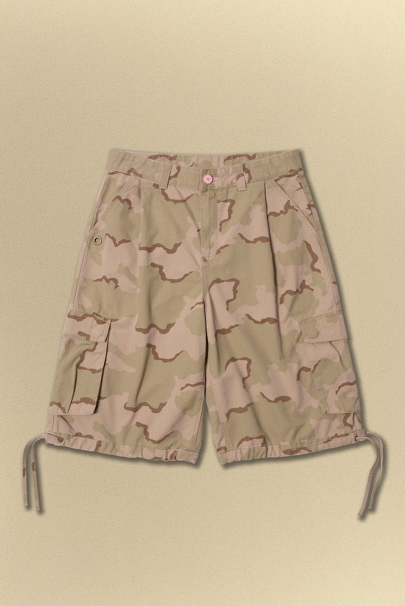 BAGGY CAMO SHORT in SAND CAMO – Elwood Clothing