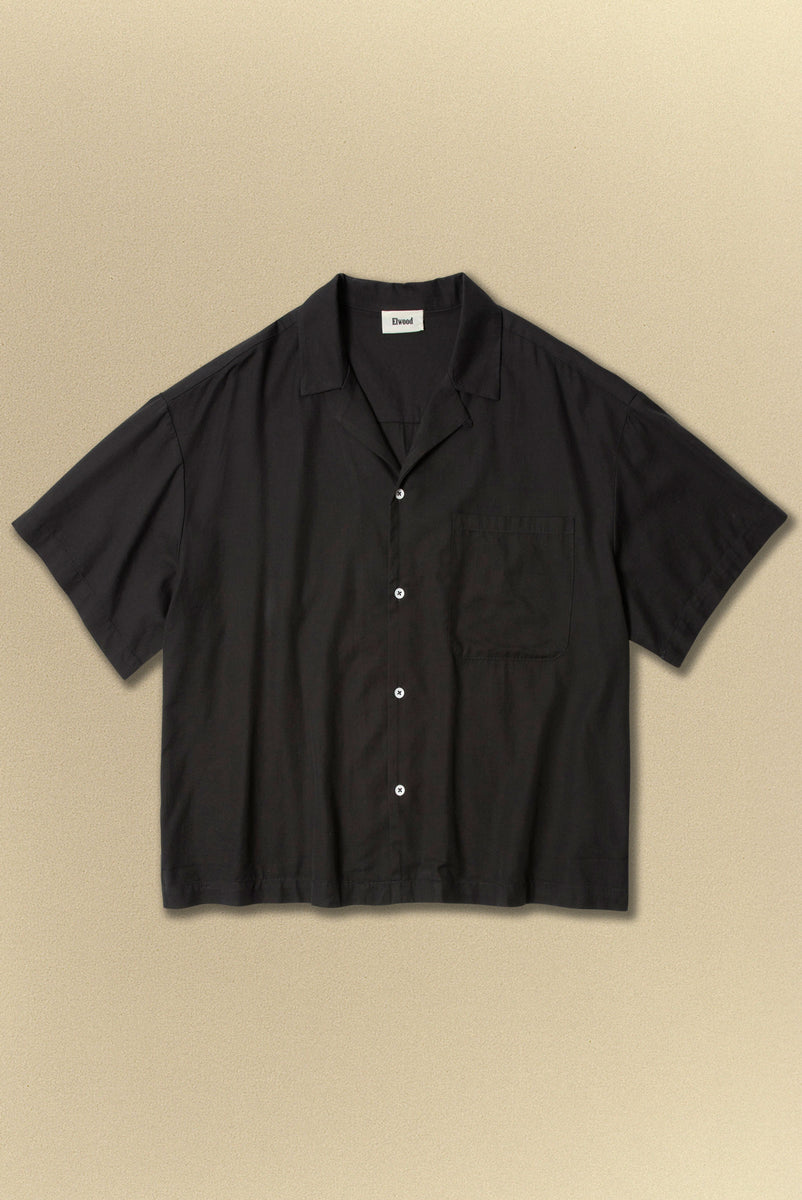 CAMP SHIRT in BLACK – Elwood Clothing