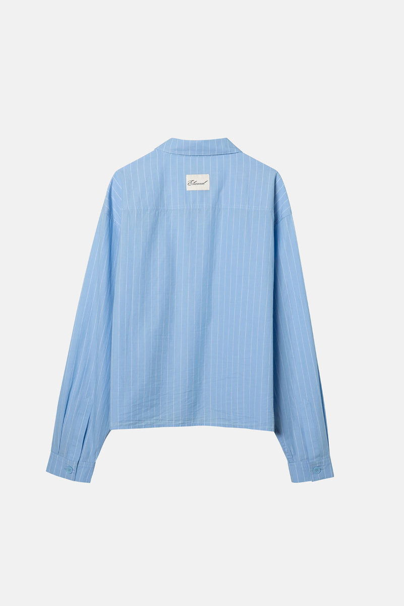 【2plan】Patty striped box collar T-shirt NUMBER (N)INE Tops number nine BOX LINE T-SHIRT