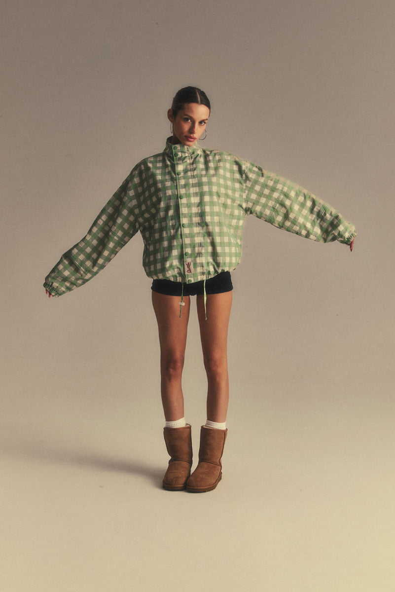 OFF GRID WINDBREAKER in GINGHAM – Elwood Clothing