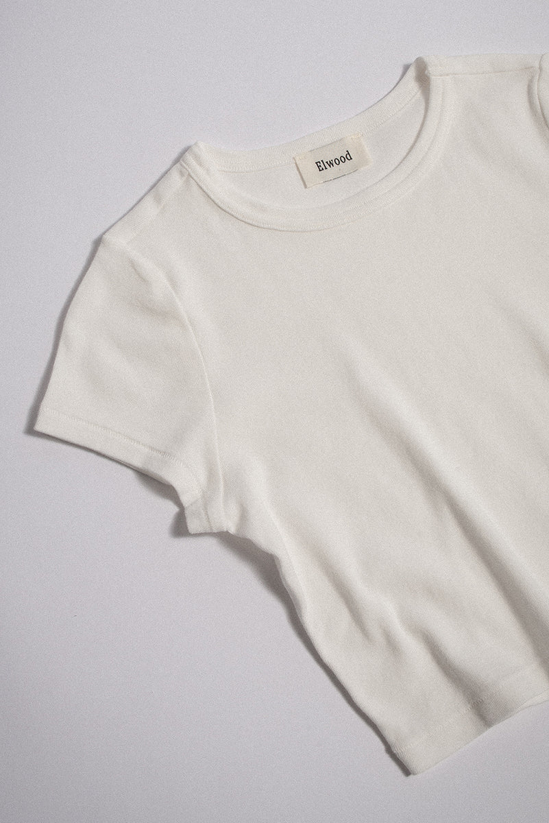 ★KODAK★ Breezepop Mesh Texture Short Sleeve T-Shirt WHITE Vintage White Y2K Popcorn Shirt SUPER STRETCHY Short Sleeve