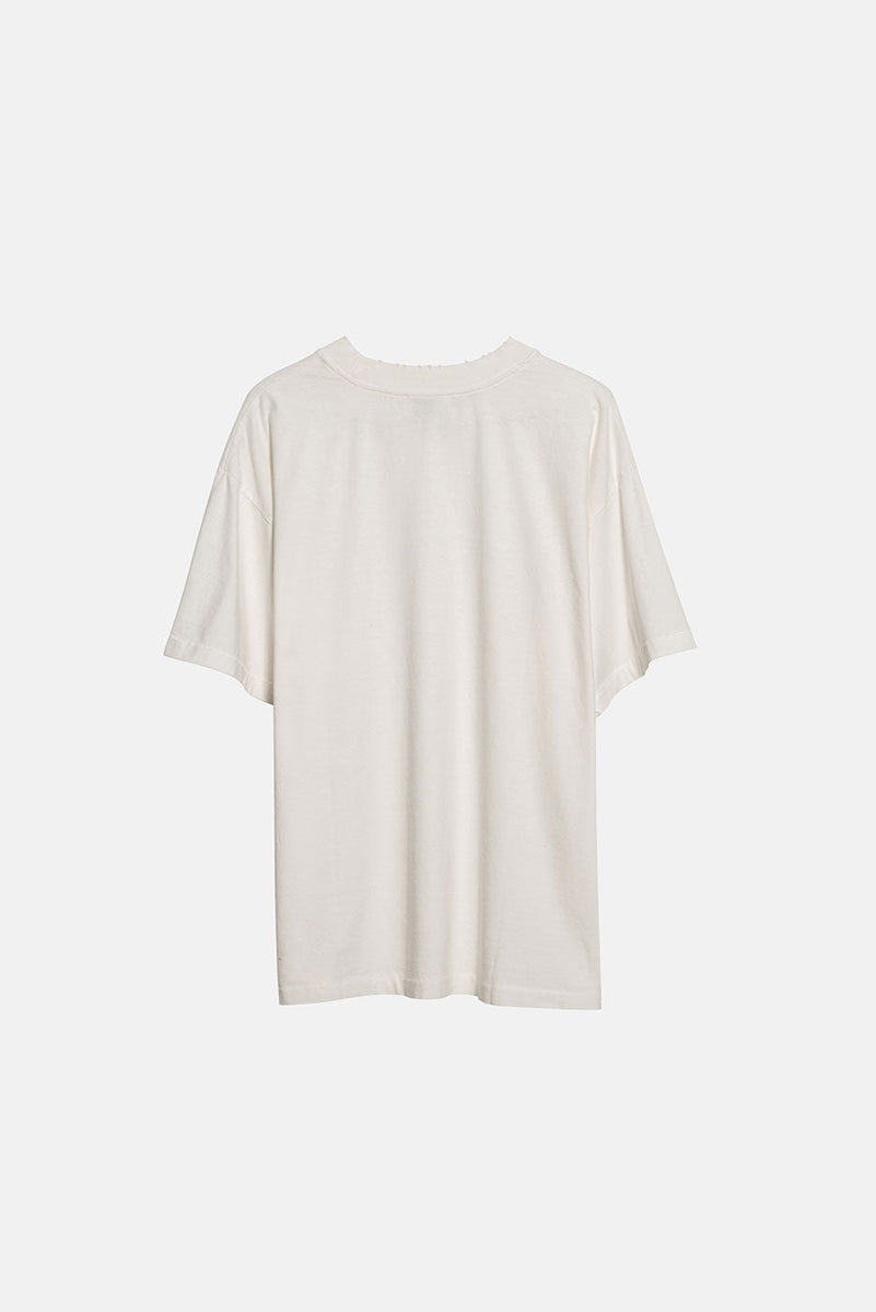 [LOW CLASSIC] / ☆ 25SS ORGANIC Lc BASIC T-SHIRT / OFF WHITE Crewneck T-Shirt | Offwhite – No Excess
