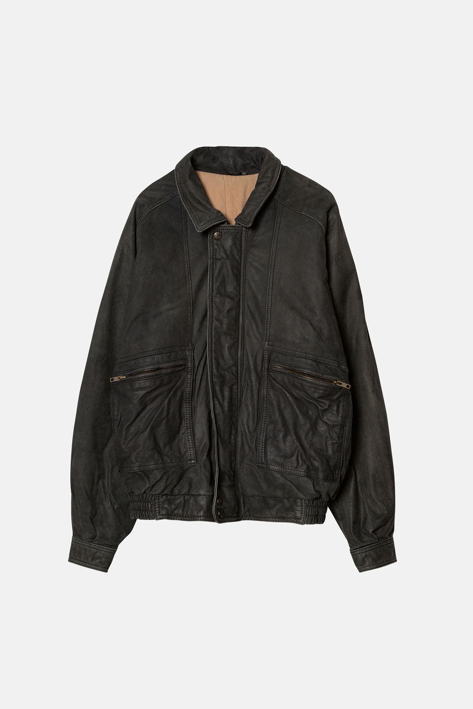 VINTAGE LEATHER JACKET - M