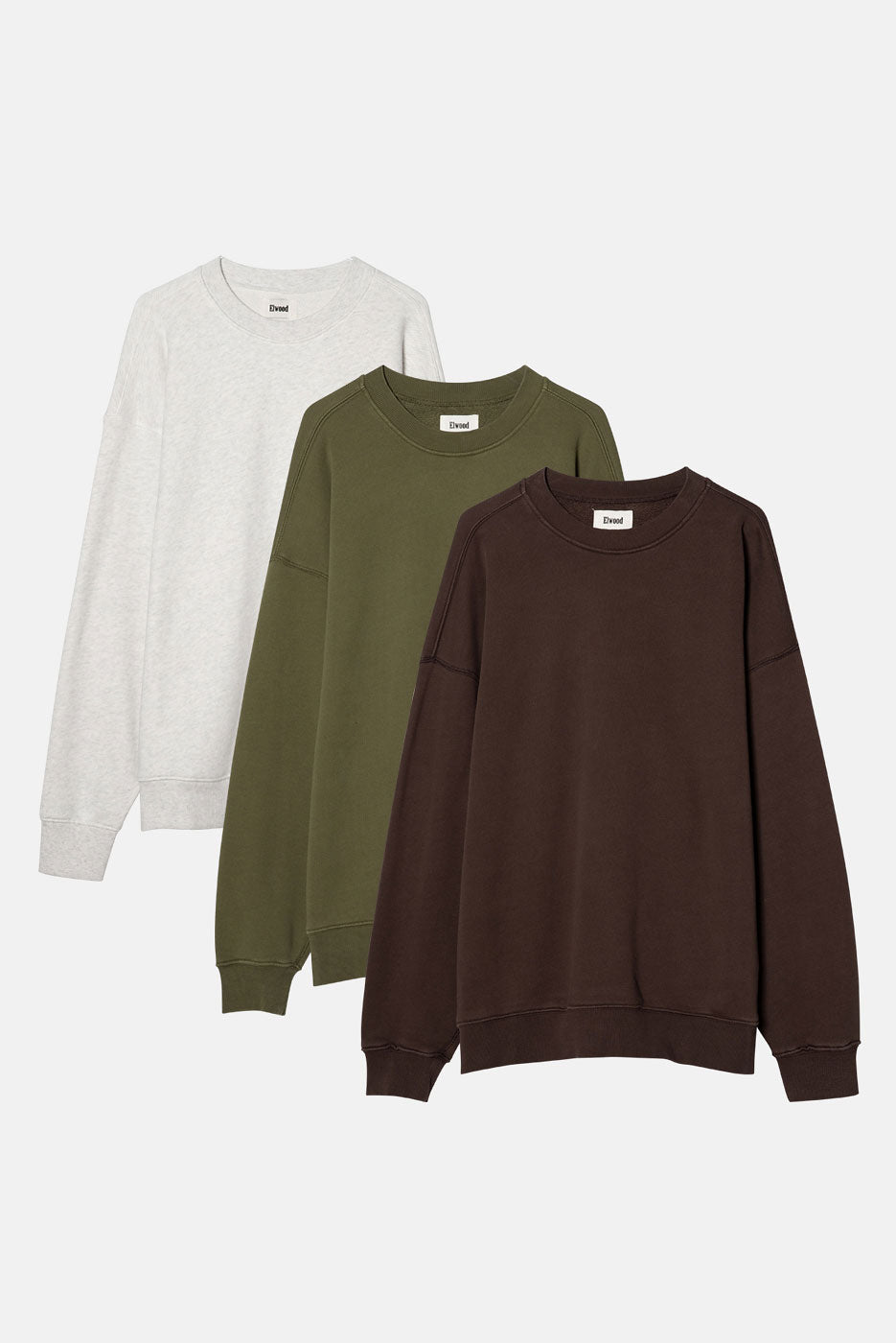 OVERSIZED CORE CREWNECK 3 PACK