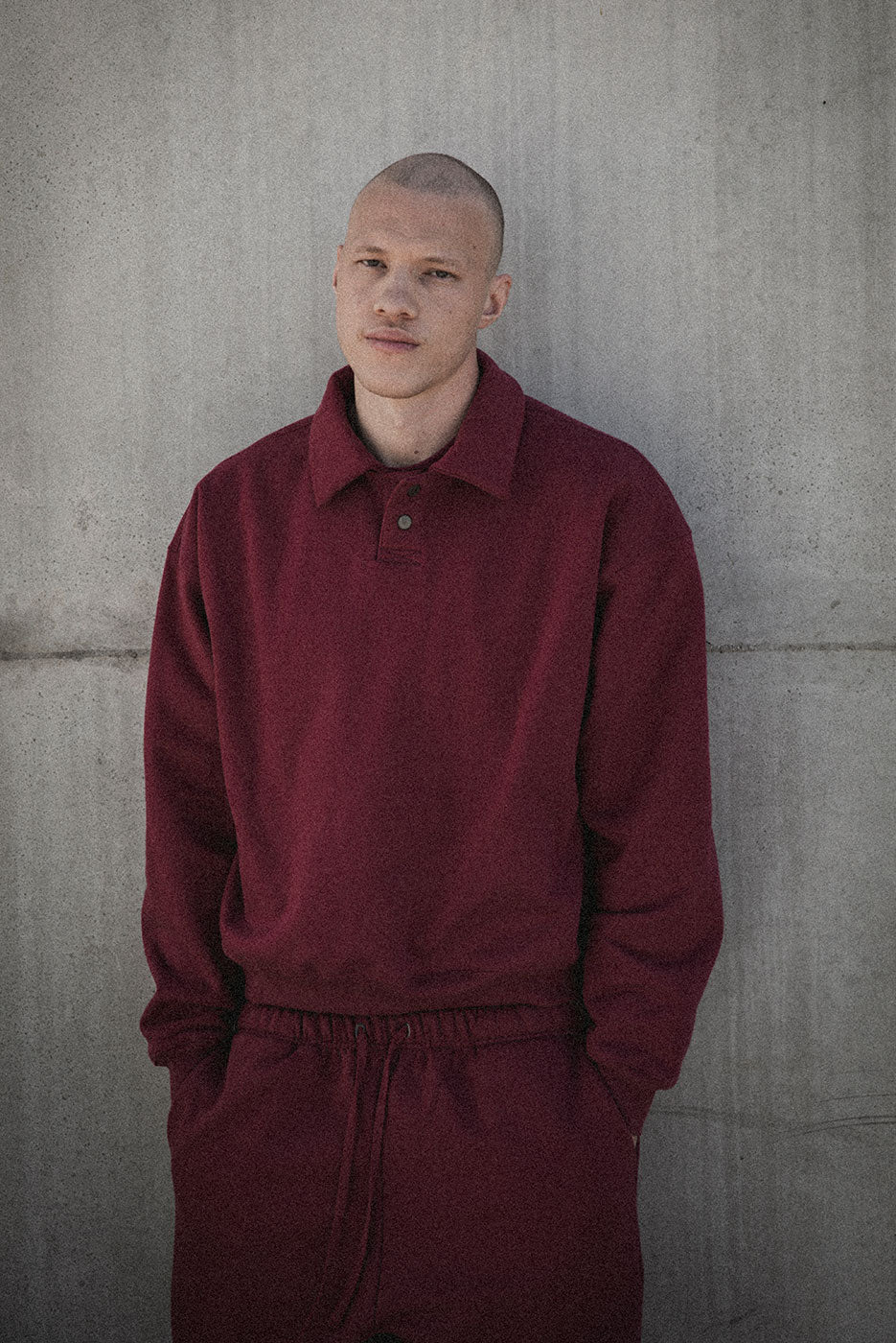 HEAVYWEIGHT POLO CREWNECK