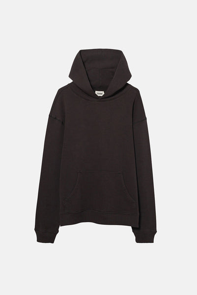 A plain black discount hoodie