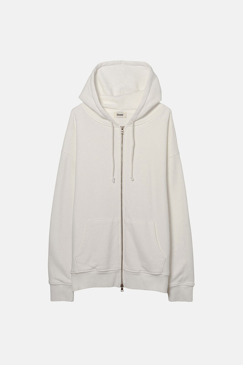 CORE ZIP HOODIE in VINTAGE WHITE – Elwood Clothing