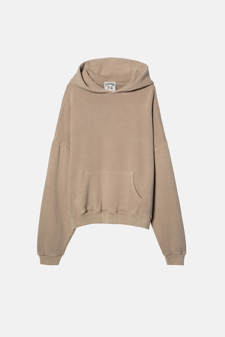 トップス big hood stand over SW/ecru Premium Midweight Full Zip Hooded Sweatshirt] |{Independent