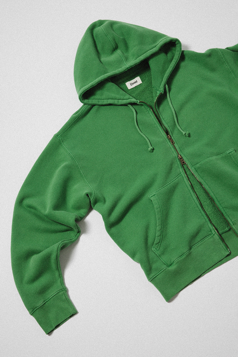 UNLINED ZIP HOODIE