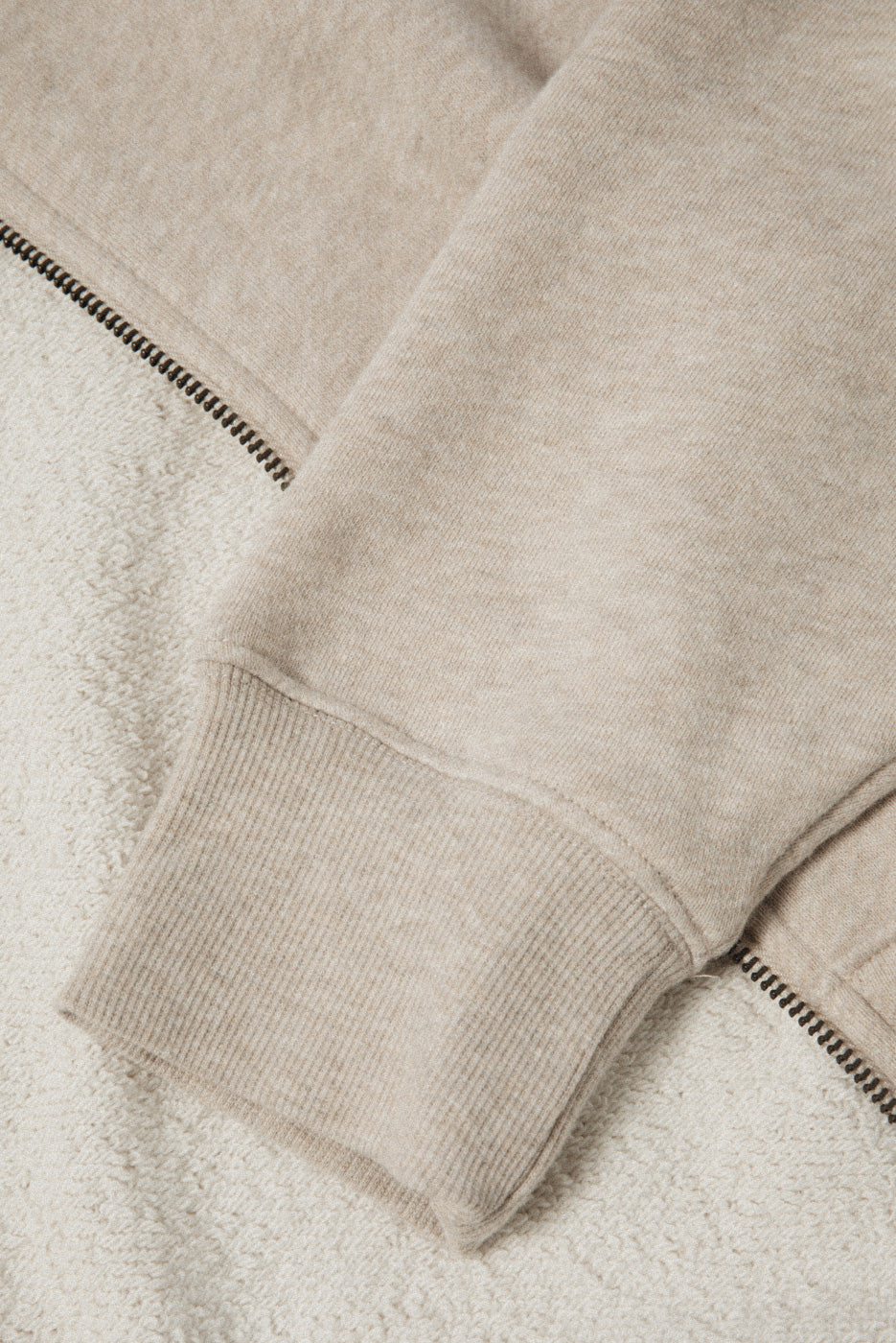 UNLINED ZIP HOODIE