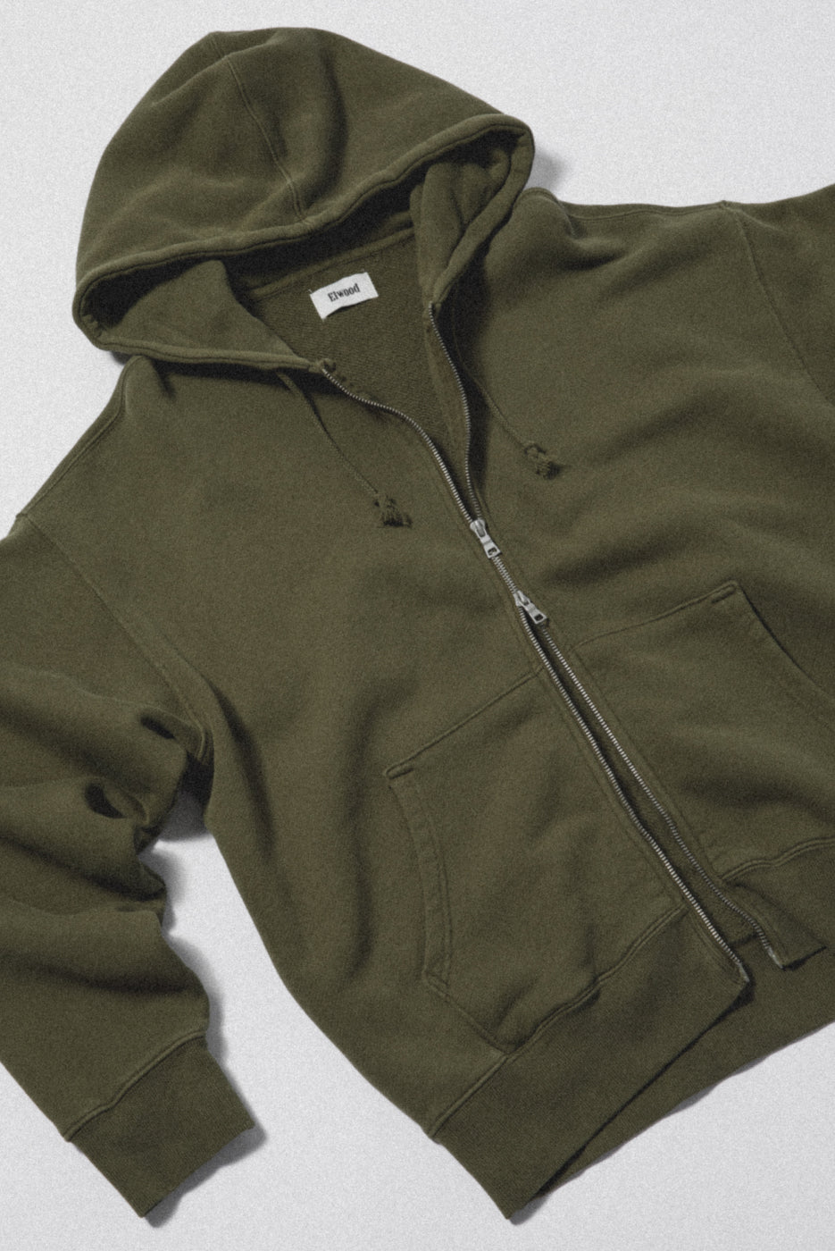 UNLINED ZIP HOODIE