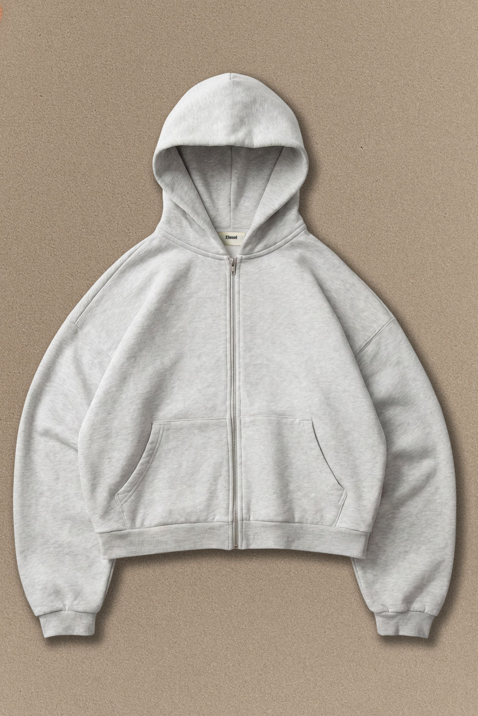 CORE ZIP HOODIE in ASH GREY – Elwood Clothing