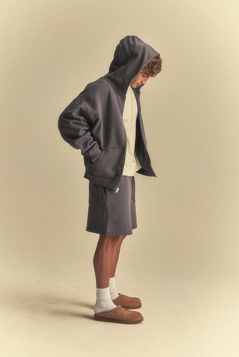 CORE ZIP HOODIE in VINTAGE GREY – Elwood Clothing