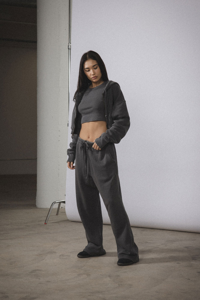 CORE STRAIGHT LEG SWEATPANT in VINTAGE GREY – Elwood Clothing