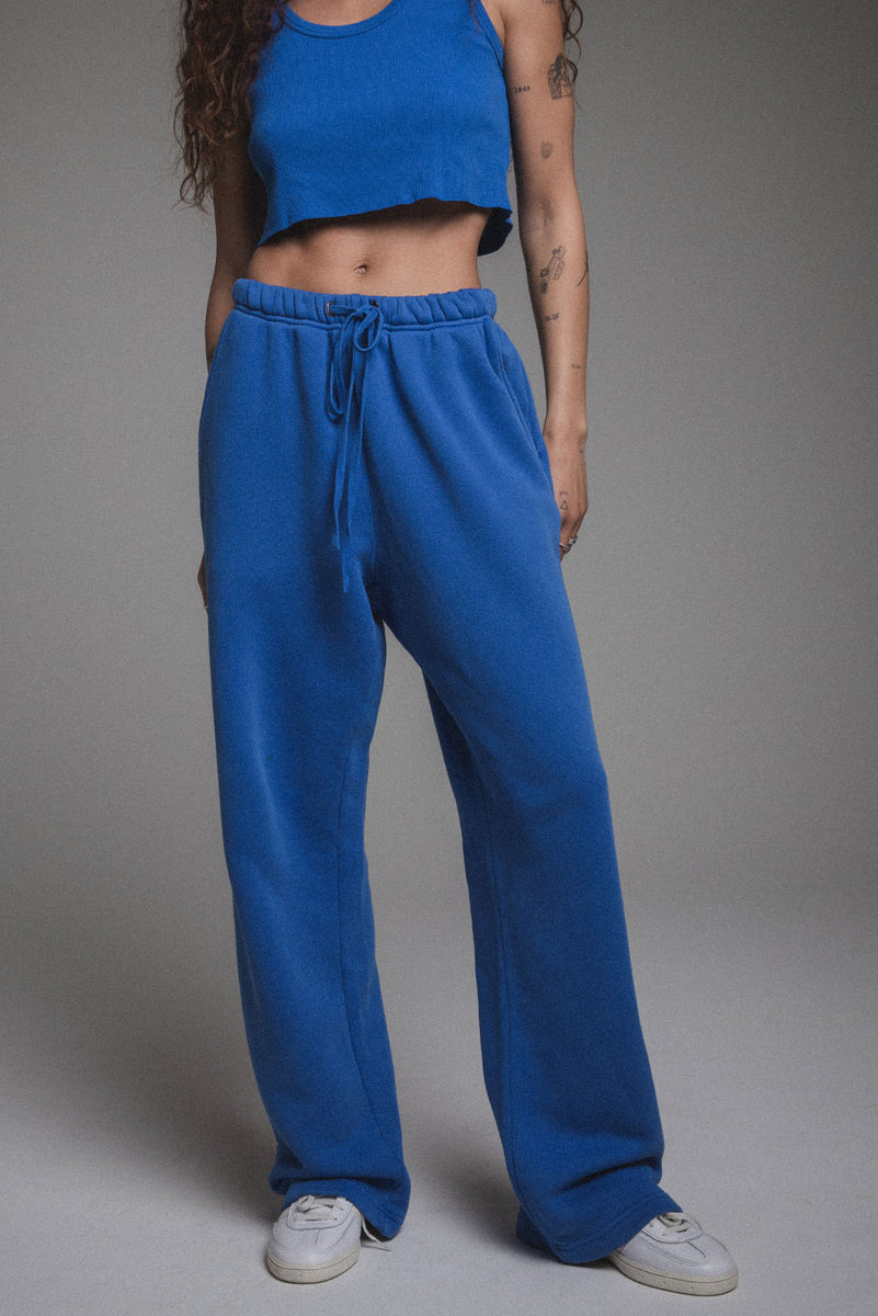 CORE STRAIGHT LEG SWEATPANT in VINTAGE COBALT – Elwood Clothing