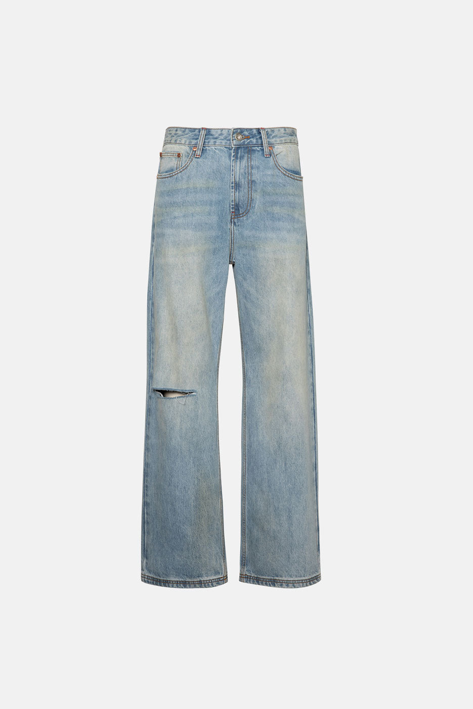 STRAIGHT LEG DENIM PANT