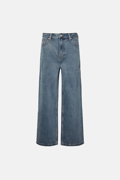 00s Archive Baggy Wide Denim Pants Faded Vintage B系