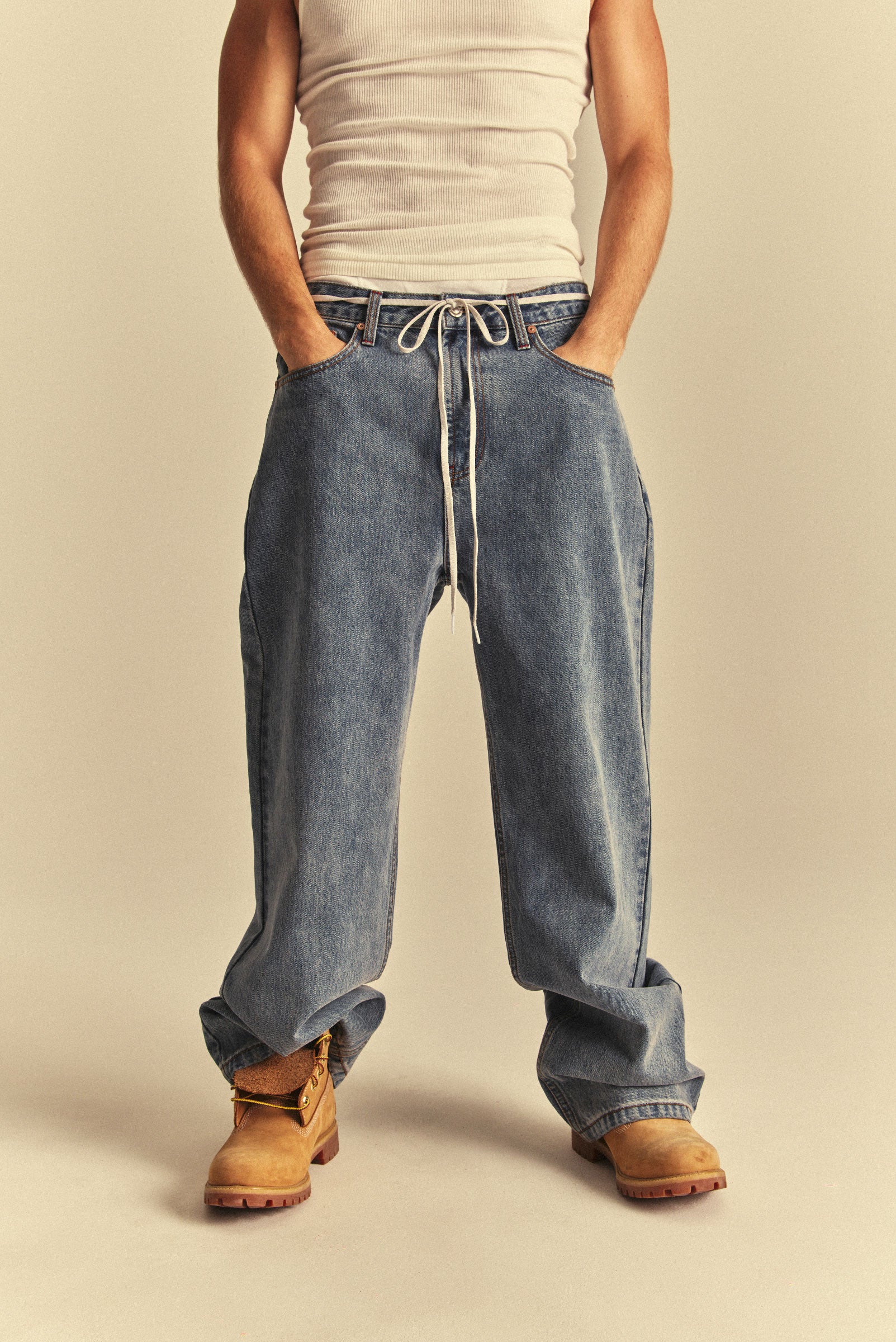 BAGGY DENIM PANT in BLUE HAZE – Elwood Clothing