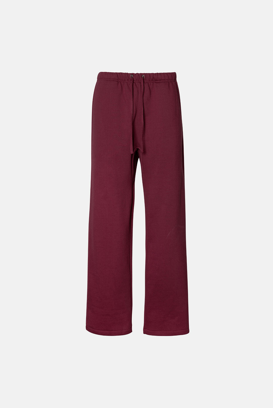 HEAVYWEIGHT STRAIGHT SWEATPANT in BURGUNDY – Elwood Clothing