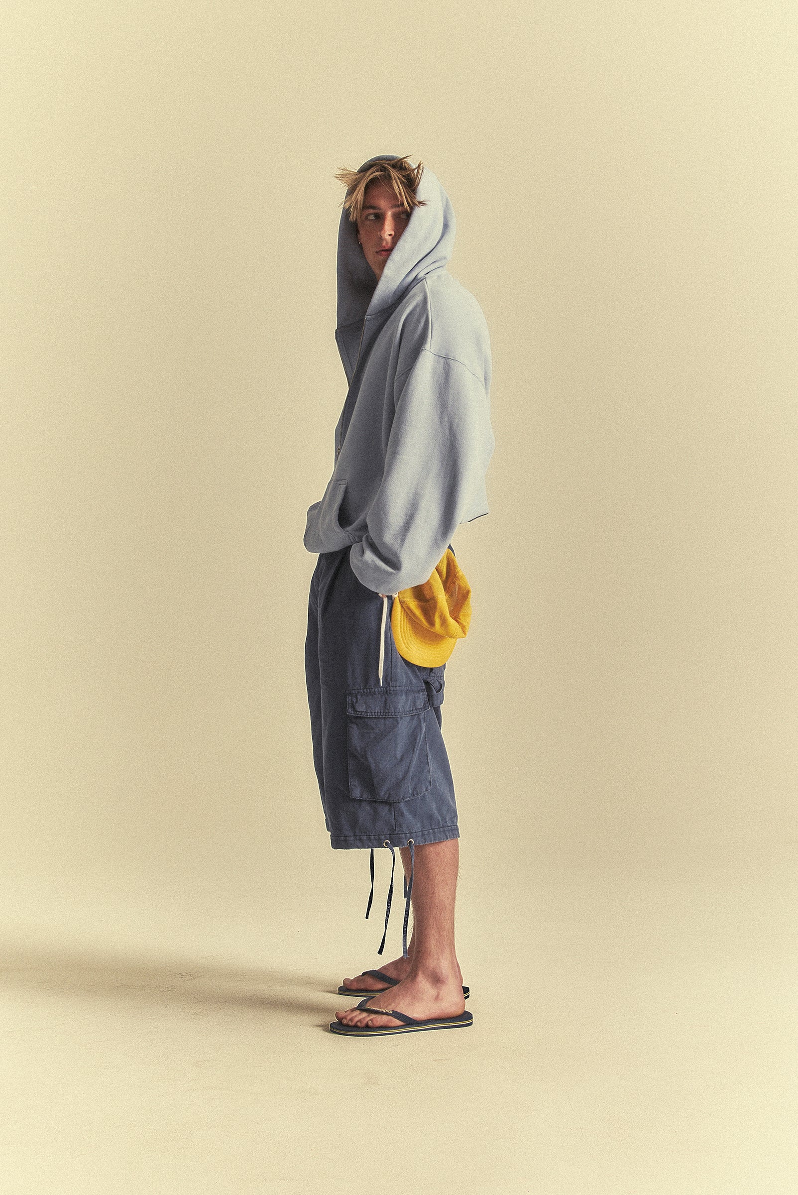 BAGGY CARGO SHORT in DARK BLUE – Elwood Clothing