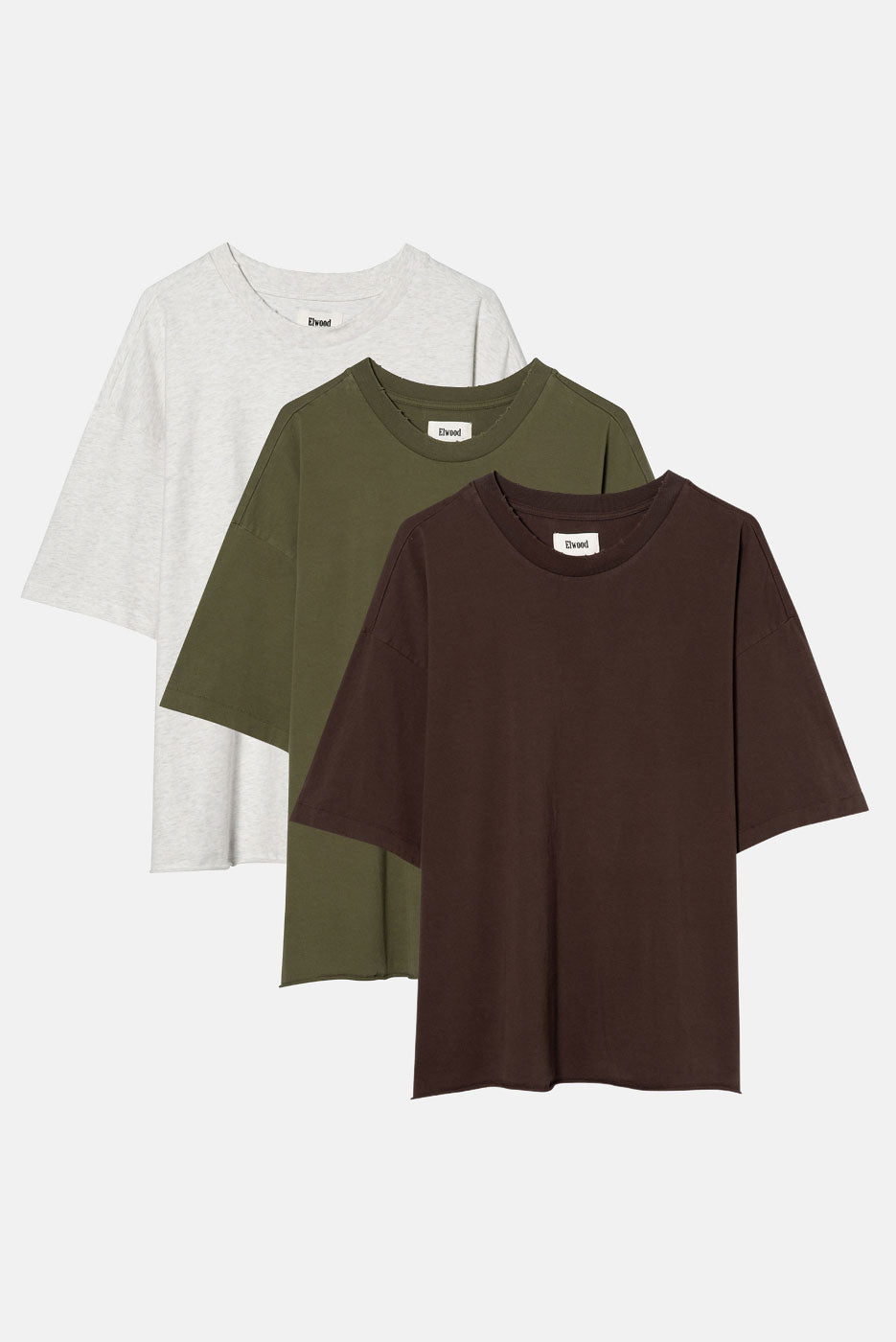 OVERSIZED CROP CORE TEE 3 PACK