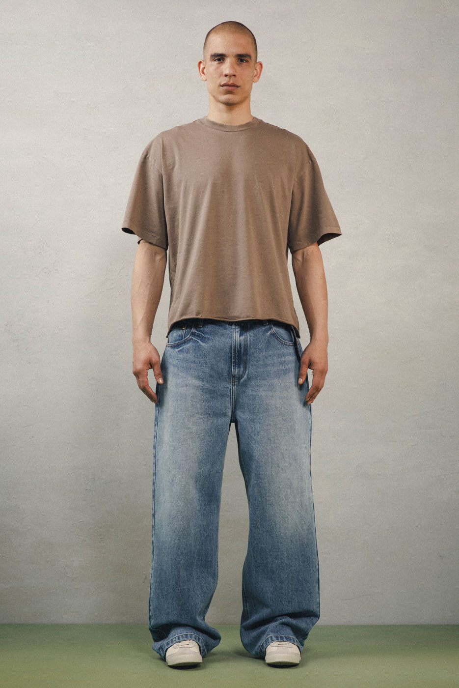 OVERSIZED CROP CORE TEE