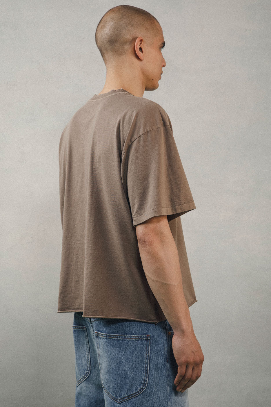 OVERSIZED CROP CORE TEE