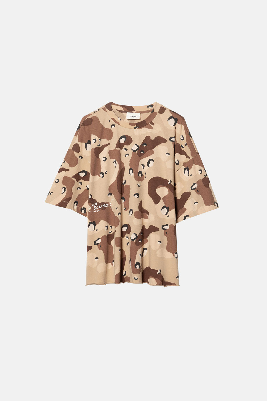 OVERSIZED CROP CORE TEE in DESERT CAMO – Elwood Clothing