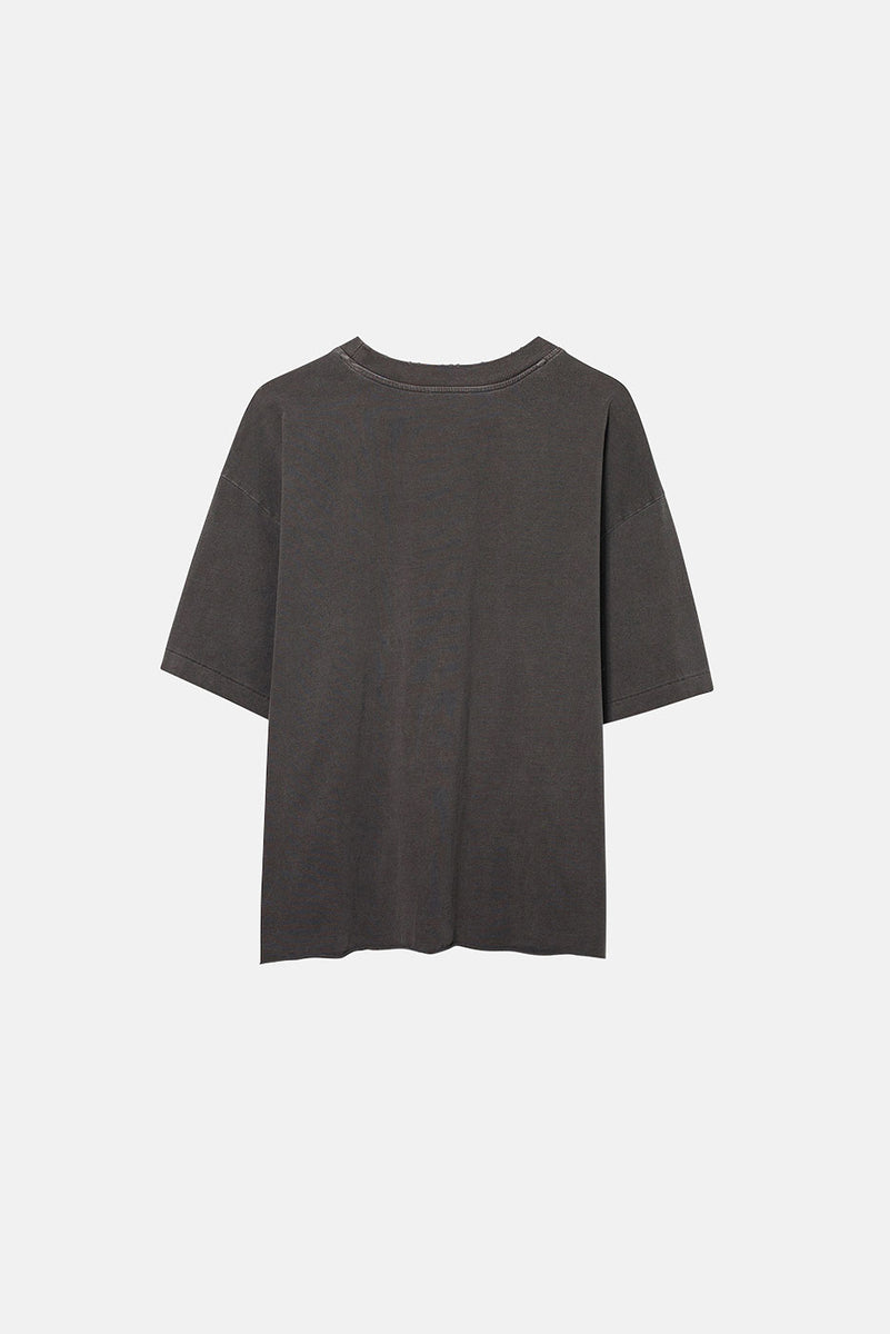 OVERSIZED CROP CORE TEE in VINTAGE GREY – Elwood Clothing