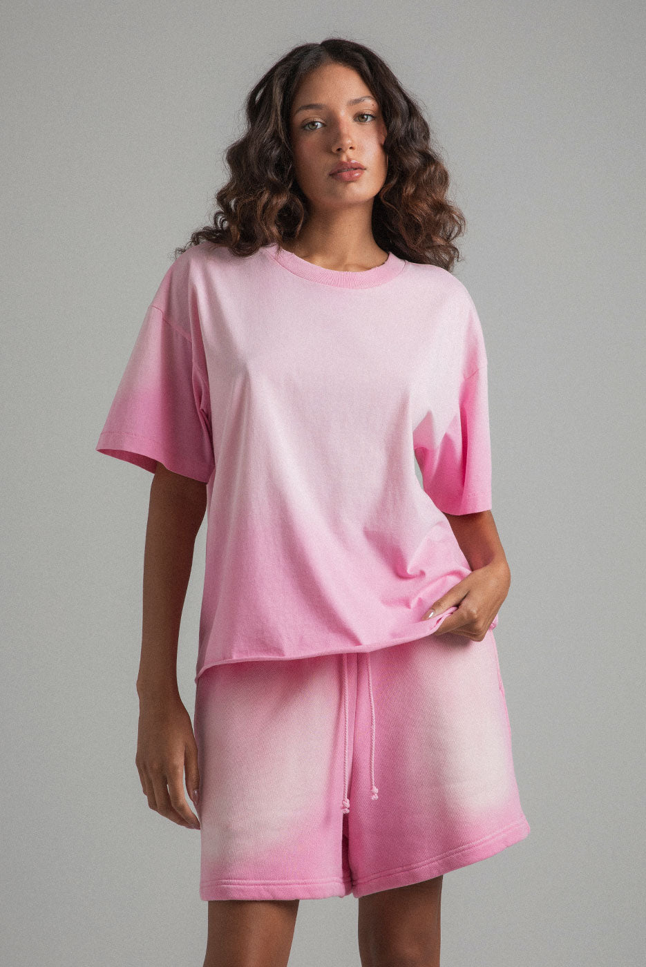 OVERSIZED CROP CORE TEE