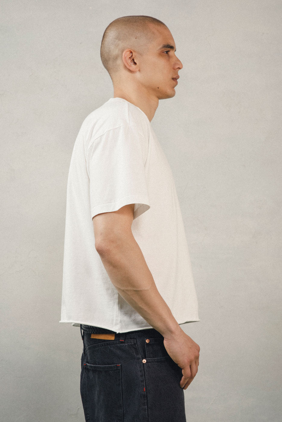 OVERSIZED CROP CORE TEE