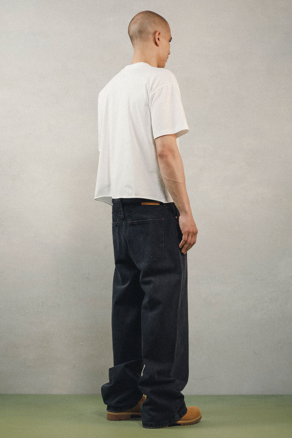 OVERSIZED CROP CORE TEE