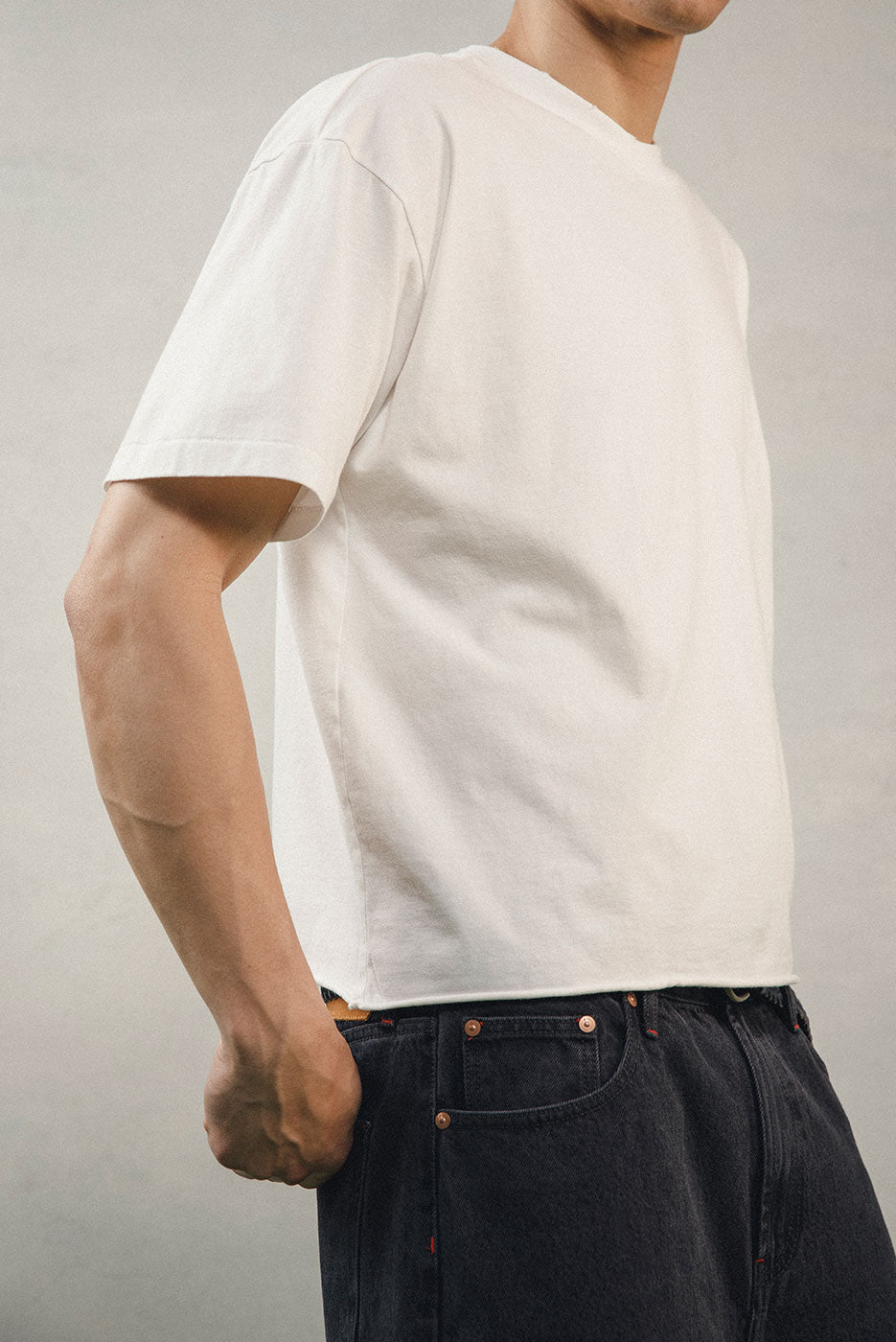 OVERSIZED CROP CORE TEE