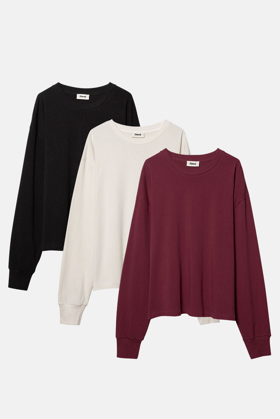 HEAVYWEIGHT LS TEE 3 PACK