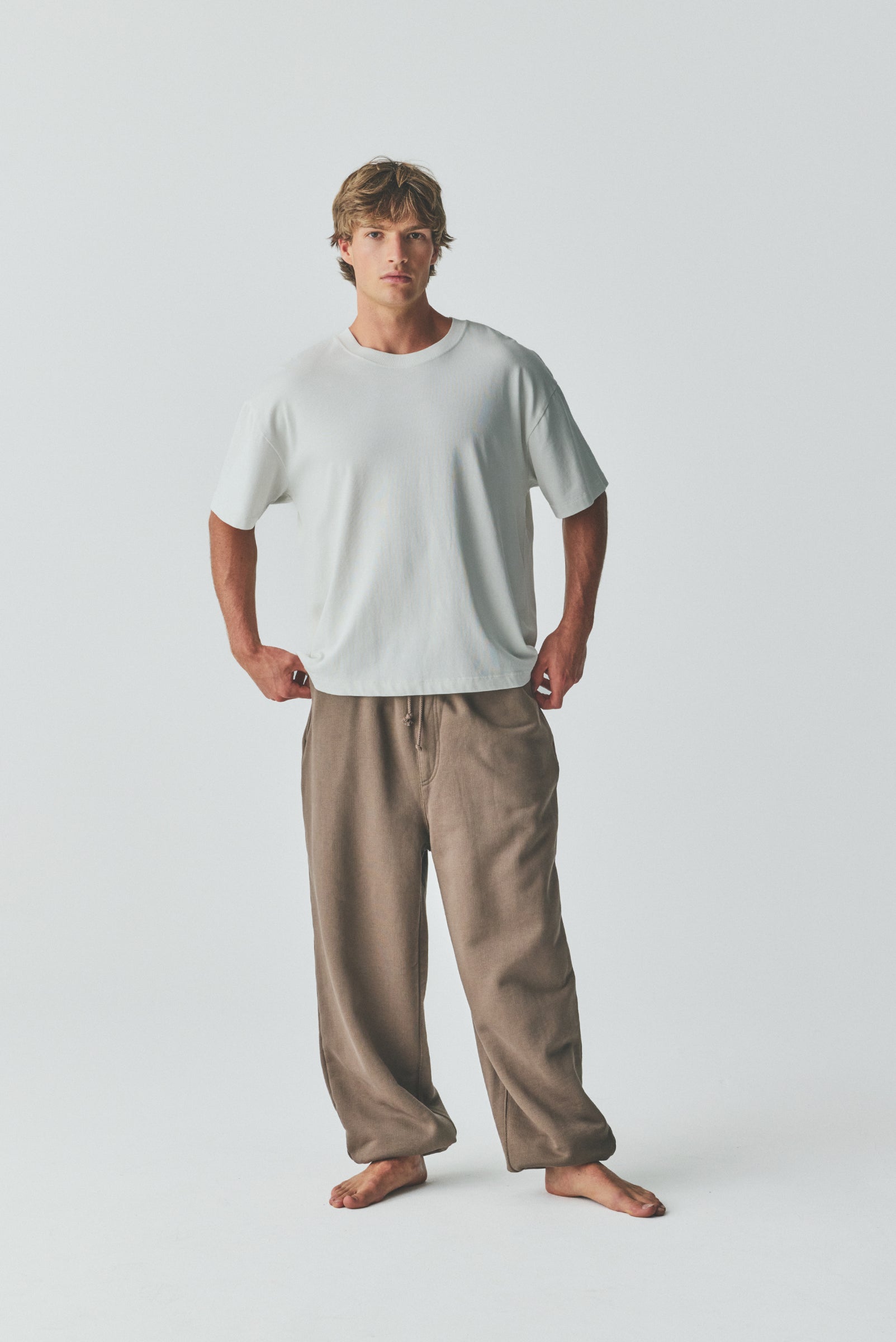 CROP HILL TEE 3 PACK in VINTAGE BLACK + GREY + WHITE – Elwood Clothing