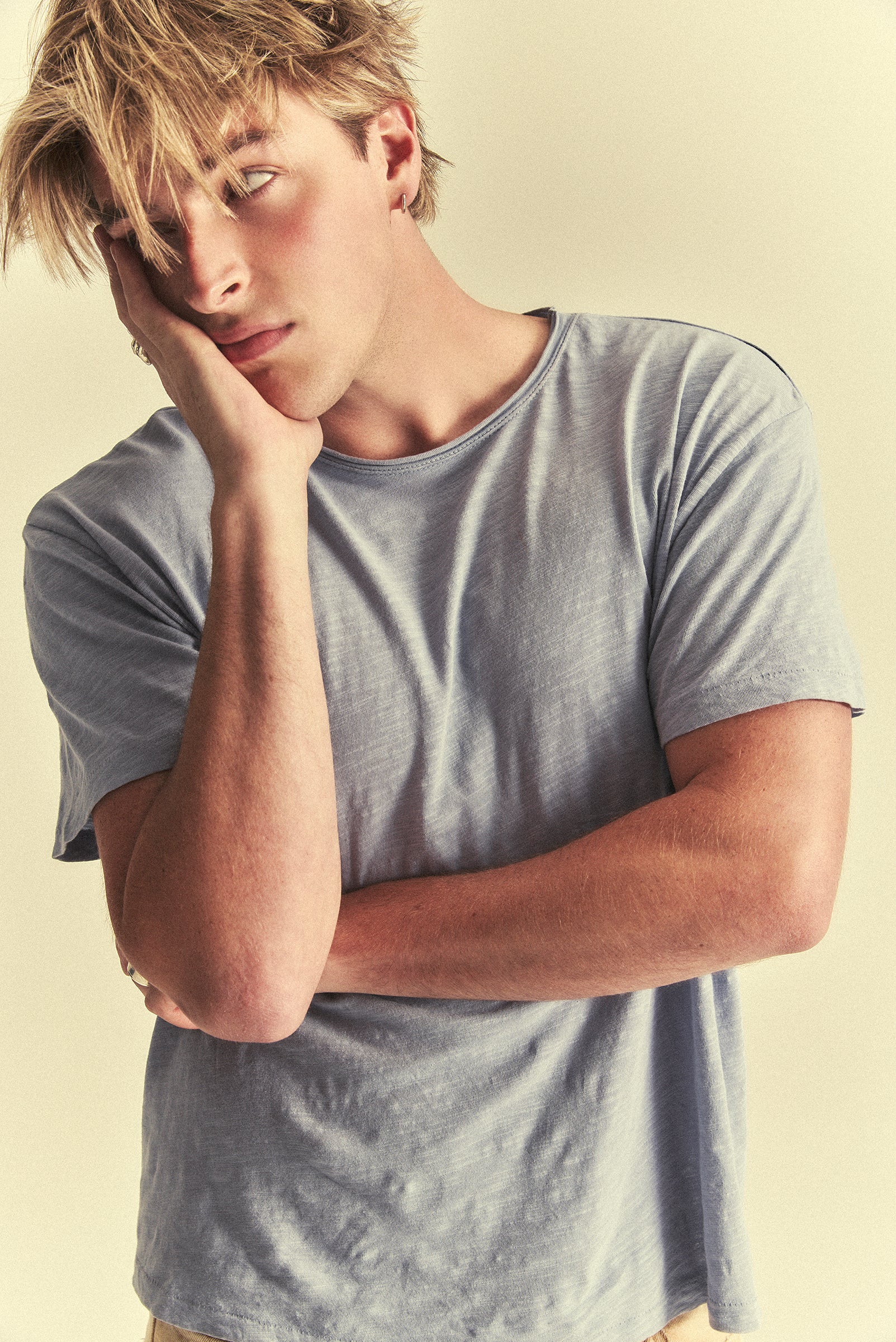 SLUB TEE in BLUE – Elwood Clothing