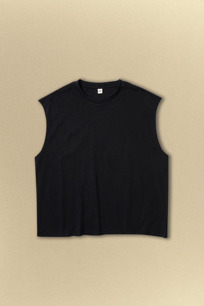 SLEEVELESS TANK in VINTAGE BLACK – Elwood Clothing
