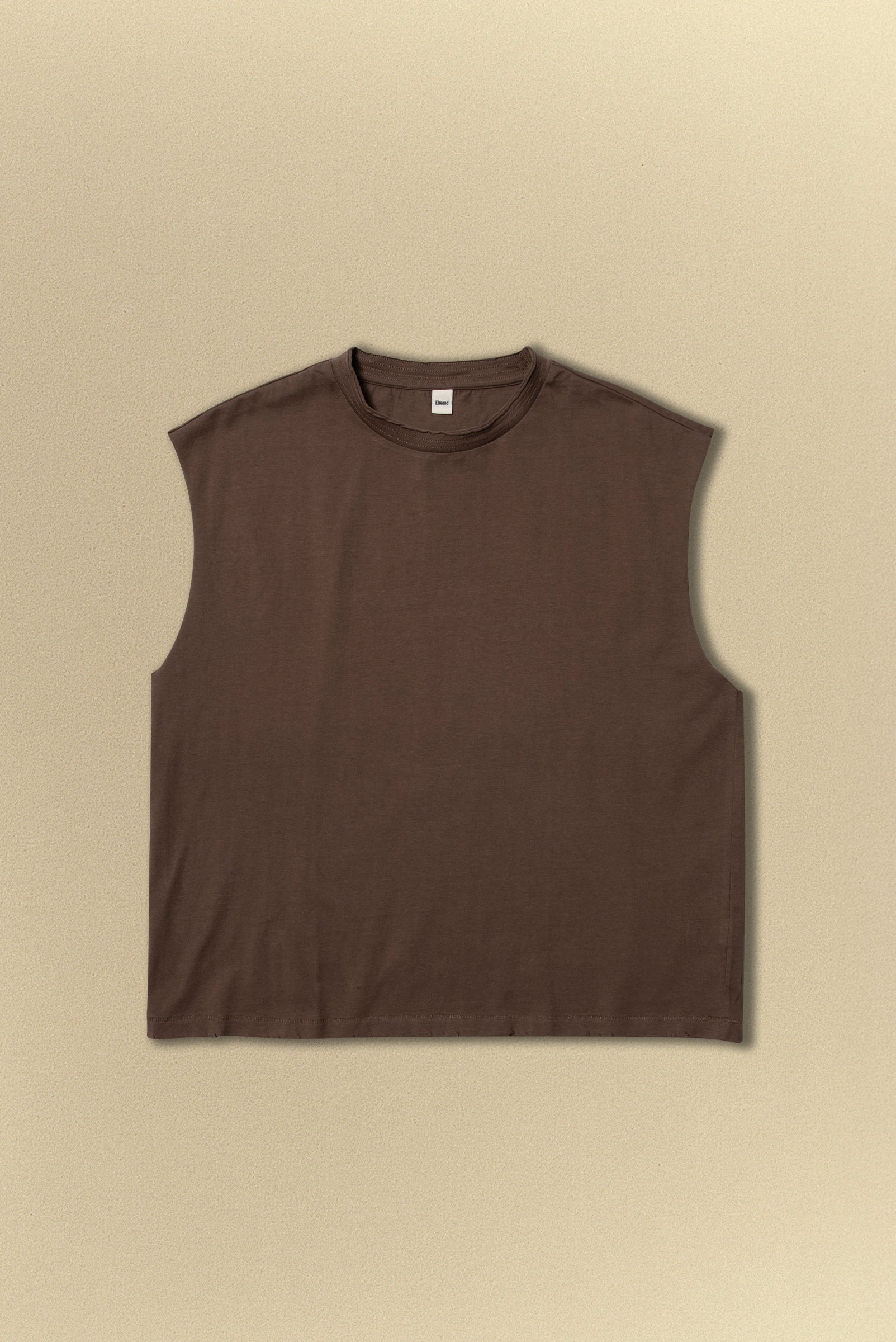 SLEEVELESS TANK in VINTAGE BROWN – Elwood Clothing